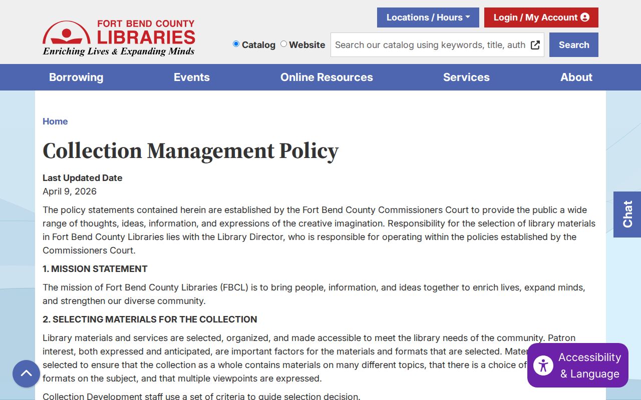 Pecan Grove city directory Fort Bend Libraries local history collection policy