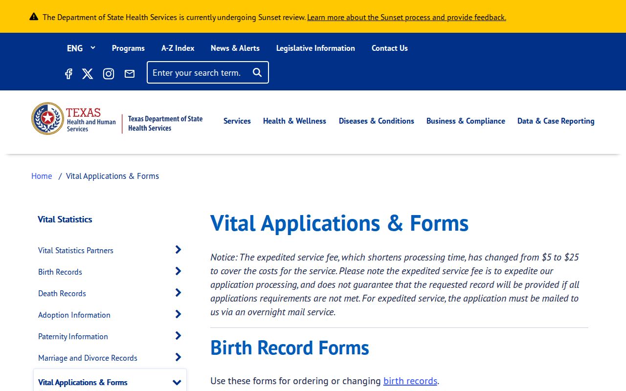 Pecan Grove residents directory Texas vital-record forms
